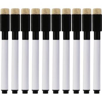 10 Stuks Whiteboard Markers Uitwisbaar voor School