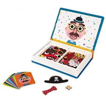 Janod J02716 Magneti'Book Crazy Faces Educational Game