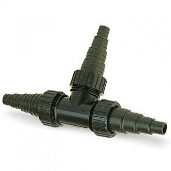 Real Aquatics 3/4″ to 1.5″ T‑Shaped Hose Connector – 54800