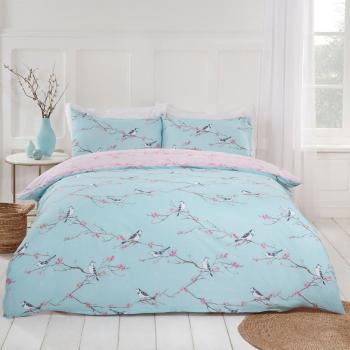 Dreamscene Blossom Bird Duvet Cover with Pillowcases