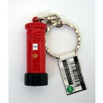 3D Mini Red Post Office Key Holder with Black Base