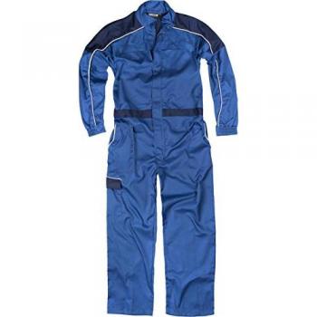 Buzo de trabajo con detalles bicolores Workteam C4504