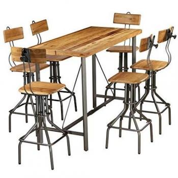 Tavolino e Sedie Bistrò – Set Teak 7pz (VidaXL)