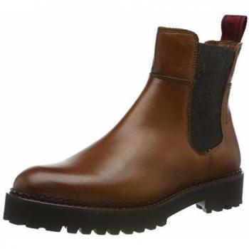 Marc O'Polo Chelsea Boots Damen, Cognac, 38 EU