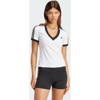 Adidas T-shirt V-neck femme 3‑lignes