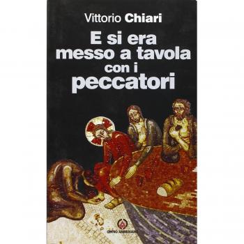 E si era messo a tavola con i peccatori