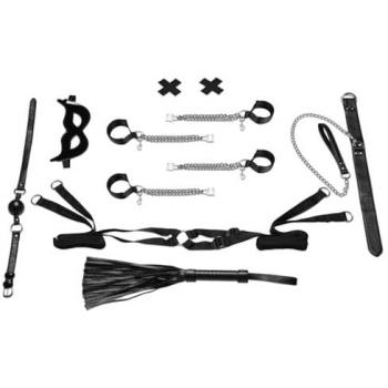 LUX FETISH Bettdecke Erotikzubehör – 6‑teiliges Bondage-Spiel
