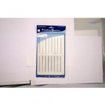 Centurian Louvered Air Vent 229x152mm White Plastic