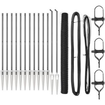 Clôture en Métal Gris 2 unités 25 x 1,5 m