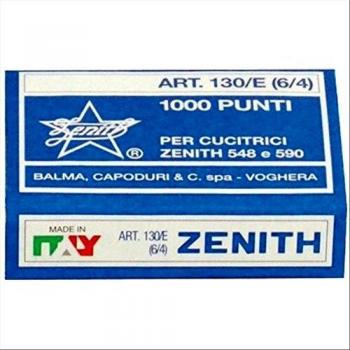 Paquet de 1000 agrafes Zénith 130/E, calibre 6/4