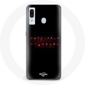 Coque Samsung Galaxy A20e Stranger Things Noël