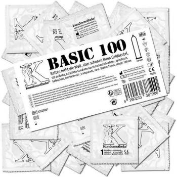 Kondomotheke BASIC 100 feuchte Kondome ohne Extras