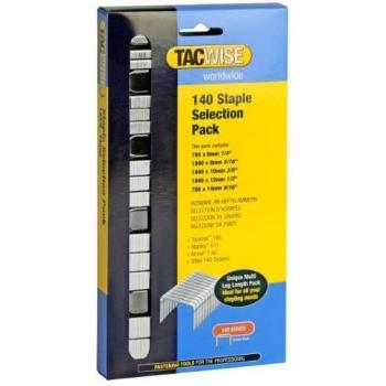 Tacwise Type 140 Series Staples Galvanised Finish 10.6mm Crown Width