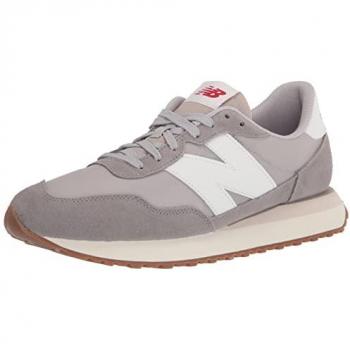New Balance Herren Sneaker 237 'Good Vibes' in Grau, Suede/Mesh, Größe 45.5