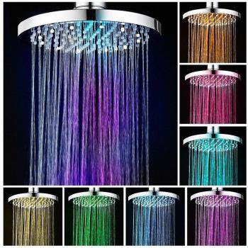 BrightStream High‑Pressure LED Shower
