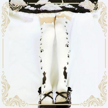 Pantis Estilo Kawaii con Gato y Campanas