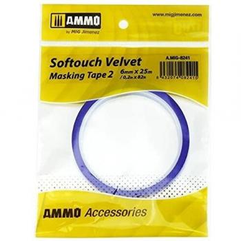 MIG SOFTOUCH Velvet Masking Tape #2 6MM X 25M (11/21) *