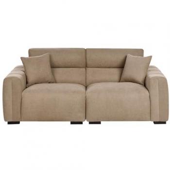 Beliani Fauskan 3‑Sitzer Sitzkissen-Couch