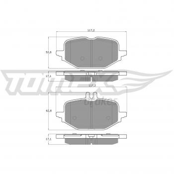 Disc Brake Replacement Pack – TOMEX TX 60‑53