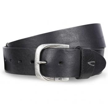 Ceinture en cuir classique noire pour homme