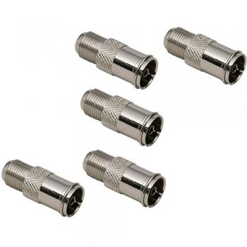 Pack 5× Adaptateurs F‑Quick BKL 0403553 – Coaxial