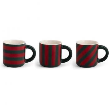 Pacchetto Tazze Caffe' Holly in New Bone China CC100 – 6 tazze