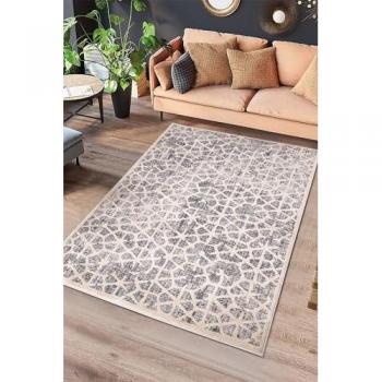 Alfombra Vintage Geométrica Beige Paula 1271