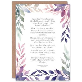 Artery8 Purple Pope Francis Inspired Birthday Greeting
