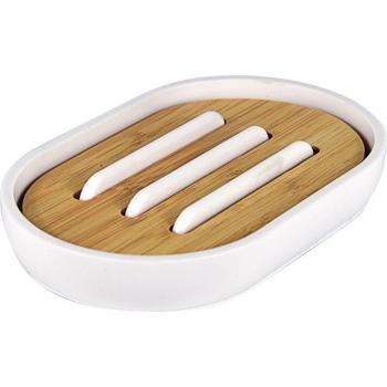 Bamboo Shower Soap Tray with Lid