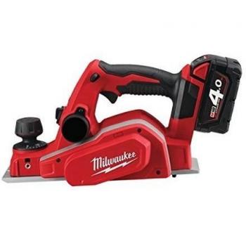 Milwaukee M18 BP 18v Cordless Planer with 2 x 4ah Li-ion Batteries