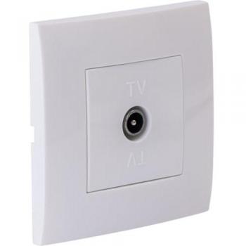 Mâle TV Encastré Kalya – Finition Blanc Zenitech