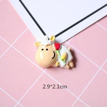 Kawaii Harz Cabochons Kuh 10 Teile Flachrücken