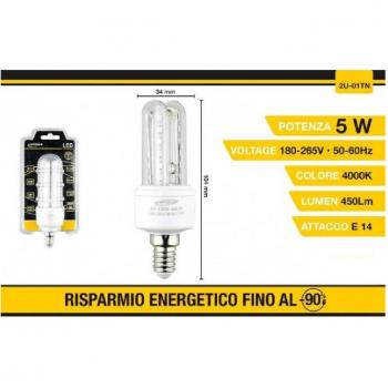 Luce E14 5W Tricolor 3000K, 4000K, 6500K