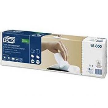 Tork Xpressnap 2-Ply Napkins, 2 Fold, White (Pack of 1000)