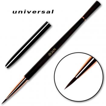 Nail Drawing and Liner Brush Set with Sandalwood Handle