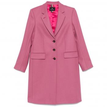 Paul Smith Women's Single-Breasted Coat, Pink, Size M