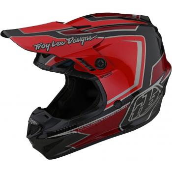Lee GP Ritn Casco Nero Rosso XL