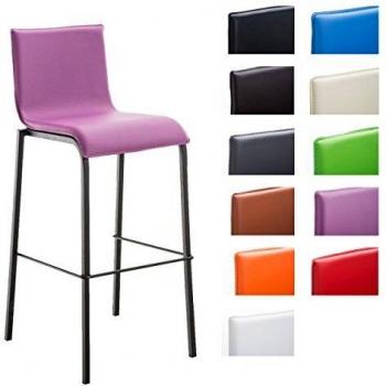 CLP Thekenhocker Avola – 78 cm, stapelbar, lila Farboption