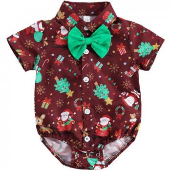 FOCUSNORM Santa Party Outfit für Babys 0-24M