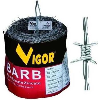 Baguette fil de fer tordue VigorBarb Zincé Mt. 250