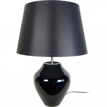 Lampe TOSEL en tissu noir