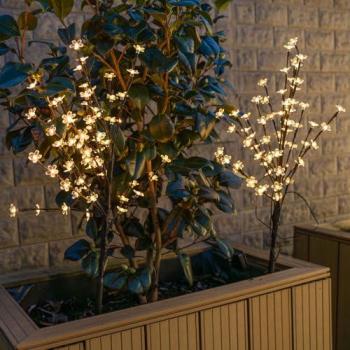 Solar Cherry Blossom Stake Lights