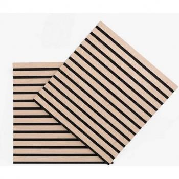 Panneau mural de Chantemur – bois carré, chêne clair 52x52 cm, acoustique et design