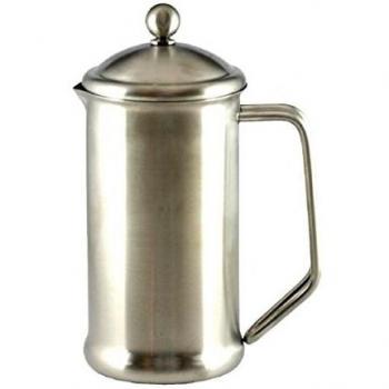 Olympia Satin Finish 6-Cup Stainless Steel Coffee Press