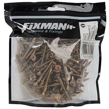 Fixman Goldstar Advanced Wood Screws 5.0 x 50mm Box of 200