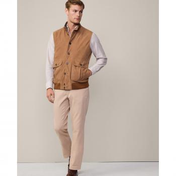 Pantaloni Chino Hackett Slim Fit Taupe Beige 32