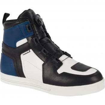 Bering A-Top Stivali Moto Impermeabili Nero Bianco Blu 42