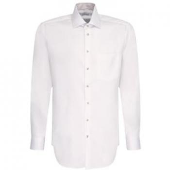 Camicia a Maniche Lunghe Seidensticker Bianco
