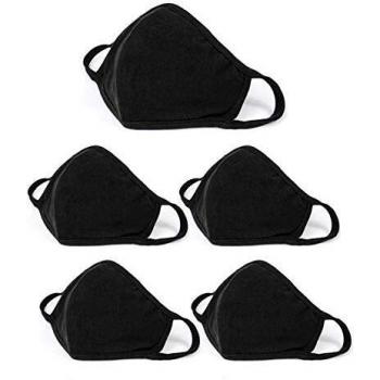 Jokben BMC5 Washable Cotton Face Covers – 5 Pack
