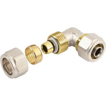 Bonfix Knie-Koppelingsunit 25 mm Aluminium